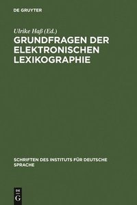 bokomslag Grundfragen der elektronischen Lexikographie