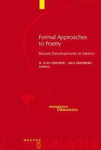 bokomslag Formal Approaches to Poetry