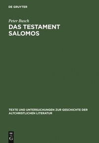 bokomslag Das Testament Salomos