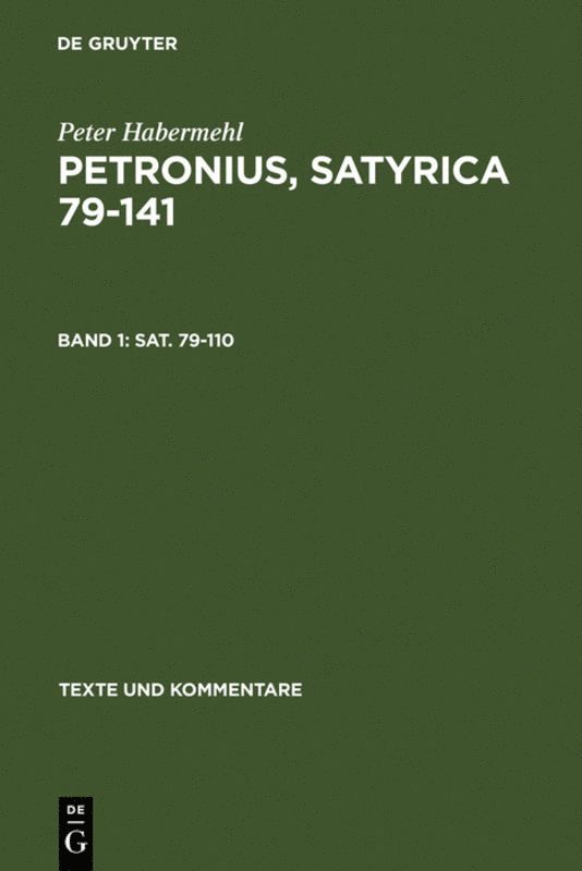 Peter Habermehl - Sat. 79–110, Inbunden