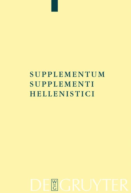 Supplementum Supplementi Hellenistici 1