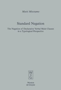 bokomslag Standard Negation