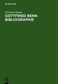 bokomslag Gottfried Benn - Bibliographie