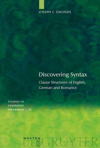 Joseph E. Emonds - Discovering Syntax, Inbunden