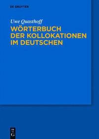 bokomslag Wrterbuch Der Kollokationen Im Deutschen