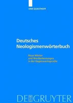 bokomslag Deutsches Neologismenwoerterbuch