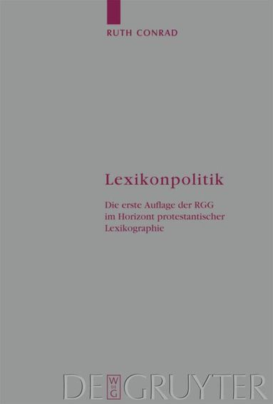 Ruth Conrad - Lexikonpolitik, Inbunden