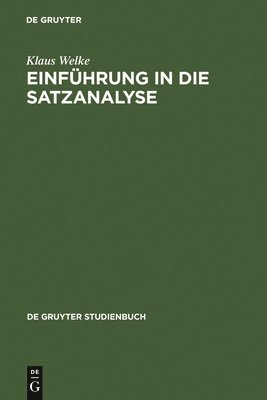 Einfhrung in die Satzanalyse 1