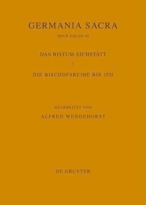 bokomslag Die Bistumer der Kirchenprovinz Mainz. Das Bistum Eichstatt 1