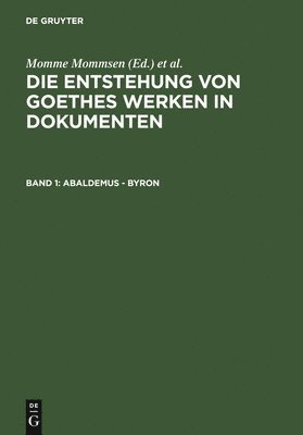 Katharina Mommsen - Abaldemus - Byron, Inbunden