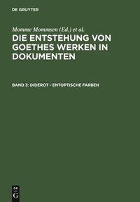 bokomslag Diderot - Entoptische Farben
