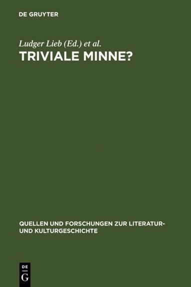 Ludger Lieb, Otto Neudeck - Triviale Minne?, Inbunden
