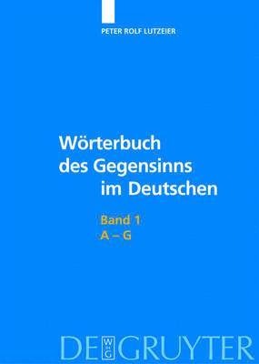 Peter Rolf Lutzeier - A-G, Inbunden