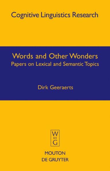 bokomslag Words and Other Wonders