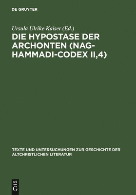 Die Hypostase der Archonten (Nag-Hammadi-Codex II,4) 1