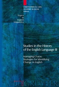 bokomslag Studies in the History of the English Language III