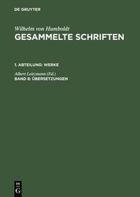 bokomslag Gesammelte Schriften, Band 8, Übersetzungen