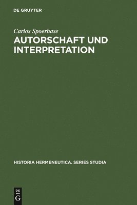 bokomslag Autorschaft und Interpretation