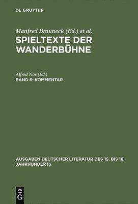 Alfred Noe, Manfred Brauneck - Kommentar zu Band I–V, Inbunden