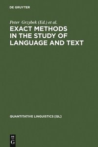bokomslag Exact Methods in the Study of Language and Text