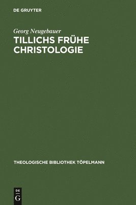 Tillichs frhe Christologie 1