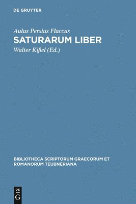 bokomslag Saturarum liber