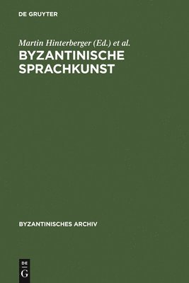 bokomslag Byzantinische Sprachkunst