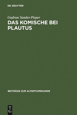 bokomslag Das Komische bei Plautus