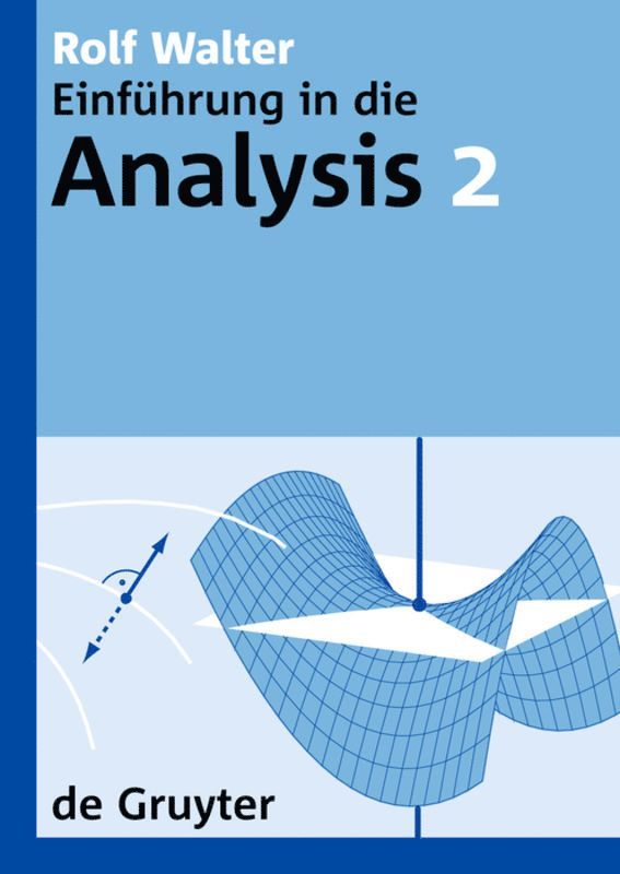 Rolf Walter: Einfhrung in die Analysis. 2 1