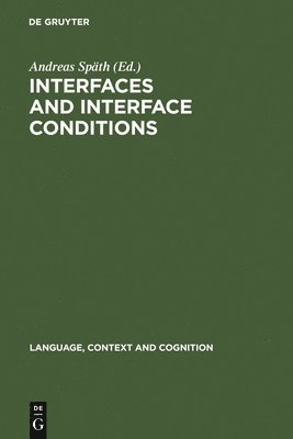 Interfaces and Interface Conditions 1