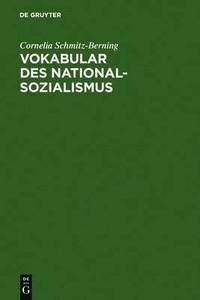 bokomslag Vokabular des Nationalsozialismus
