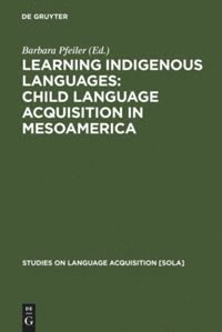 bokomslag Learning Indigenous Languages: Child Language Acquisition in Mesoamerica