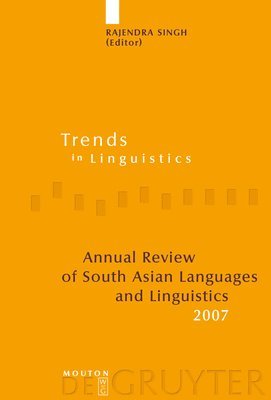 bokomslag Annual Review of South Asian Languages and Linguistics