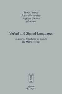 bokomslag Verbal and Signed Languages