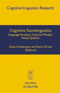 bokomslag Cognitive Sociolinguistics