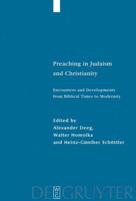 bokomslag Preaching in Judaism and Christianity