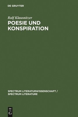 bokomslag Poesie und Konspiration