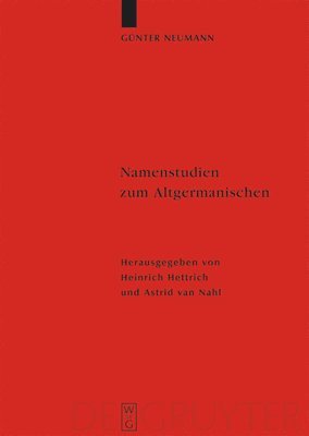 bokomslag Namenstudien zum Altgermanischen