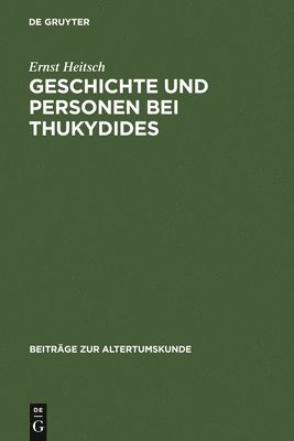 bokomslag Geschichte und Personen bei Thukydides