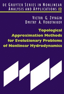Topological Approximation Methods for Evolutionary Problems of Nonlinear Hydrodynamics 1