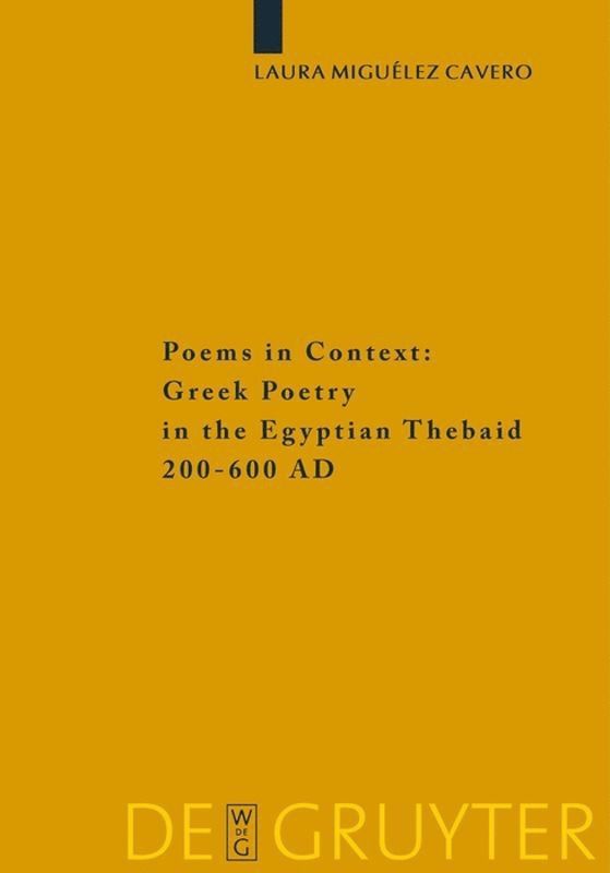 Laura Miguélez-Cavero - Poems in Context, Inbunden