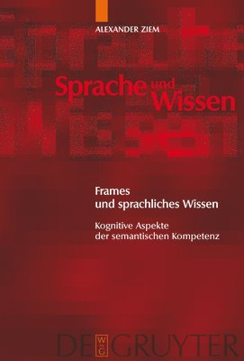 bokomslag Frames und sprachliches Wissen