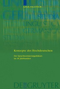 bokomslag Konzepte des Hochdeutschen