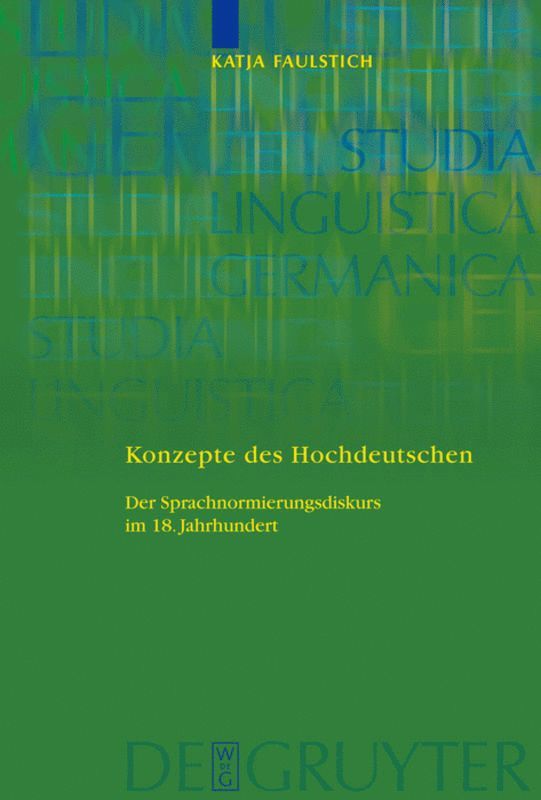 Konzepte des Hochdeutschen