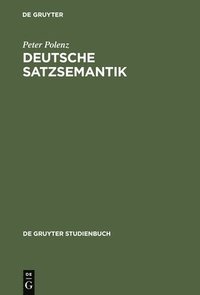 bokomslag Deutsche Satzsemantik
