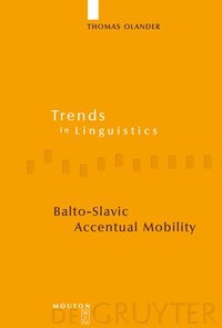 bokomslag Balto-Slavic Accentual Mobility