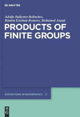 bokomslag Products of Finite Groups
