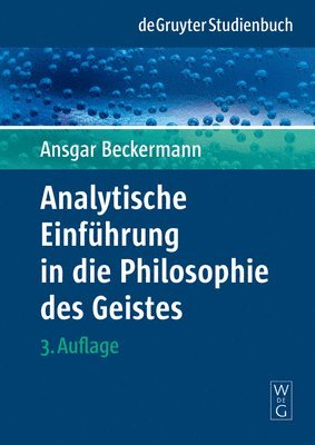 Ansgar Beckermann - Analytische Einführung in die Philosophie des Geistes, Inbunden