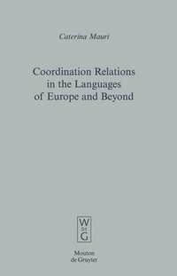 bokomslag Coordination Relations in the Languages of Europe and Beyond