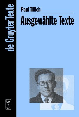 Paul Tillich, Christian Danz, Werner Schüßler, Erdmann Sturm - Ausgewählte Texte, Häftad